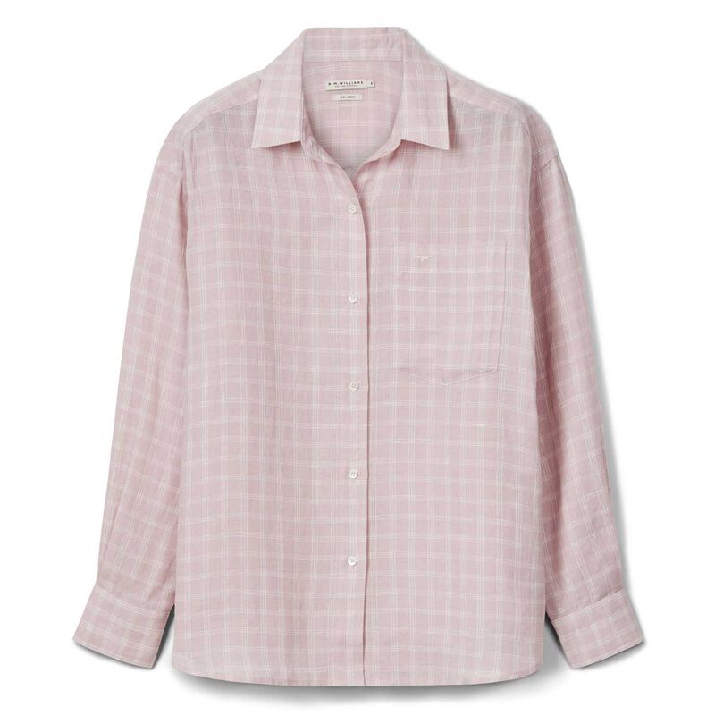 R.M. Williams Hopeland Linen Check Shirt image number 2